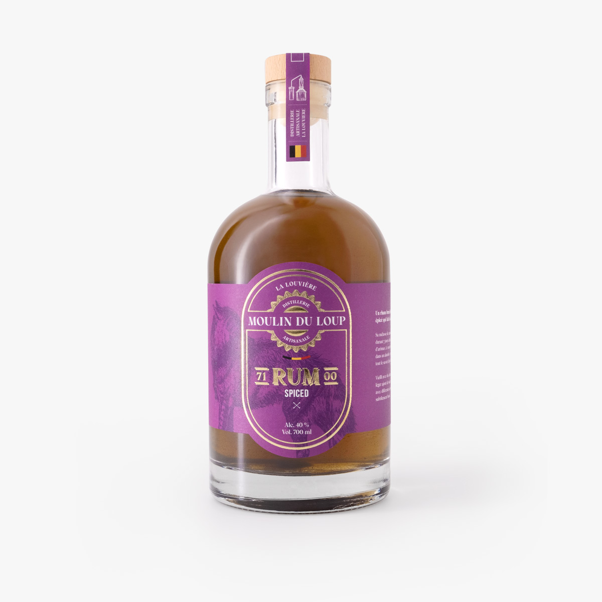 Rhum Brun Epicé / Spiced Rum – Distillerie Moulin du Loup